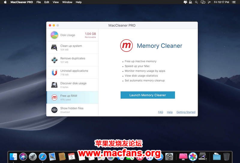 MacCleaner Pro 1.5.1 破解版 Mac 垃圾清理软件