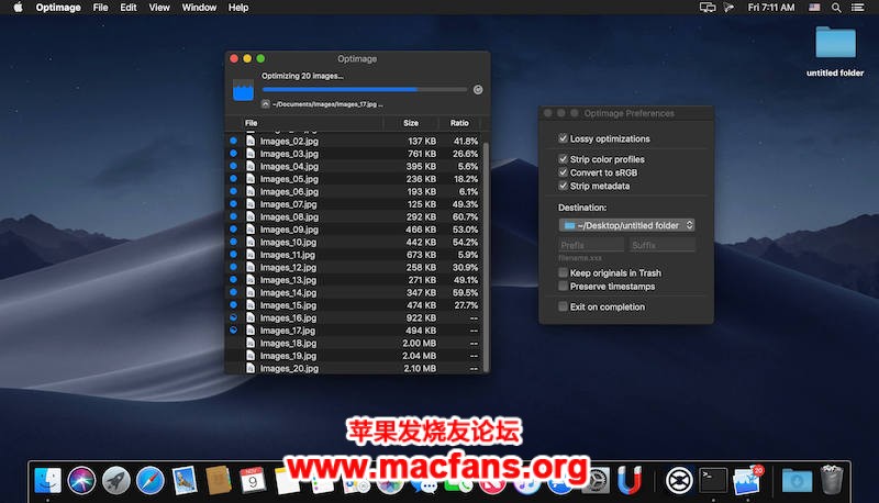 Optimage 3.2.1 破解版 Mac 实用的图片优化压缩工具