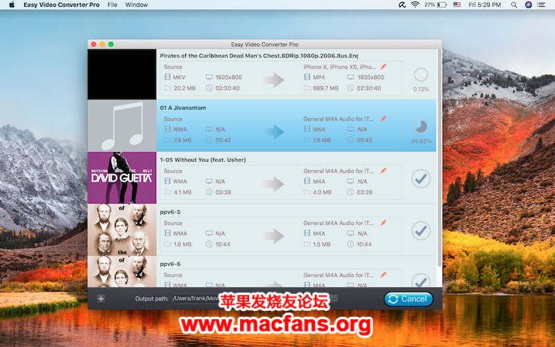 Easy Video Converter Pro 2.4 破解版 Mac 视频文件转换工具